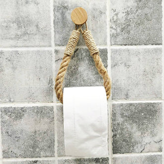 Beach Themed Jute Rope Toilet Paper Holder