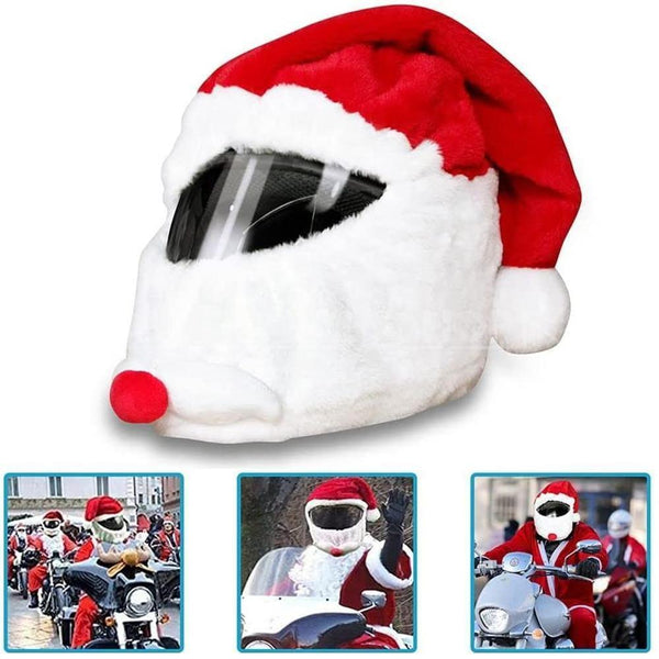 Christmas Santa Motorcycle Helmet Cover – Next Deal Shop UK