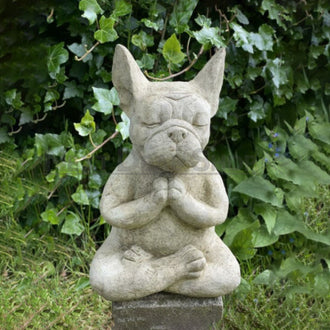 Meditating French Bulldog Figurine